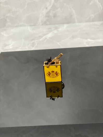 Iconic Selfridges Yellow Bag with Black Terrier Charm